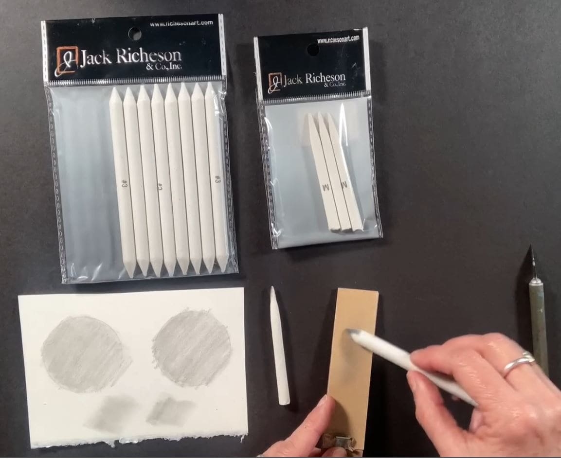 115 Drawing Blending Tools Stump And Tortillon Painting Lessons With Marla