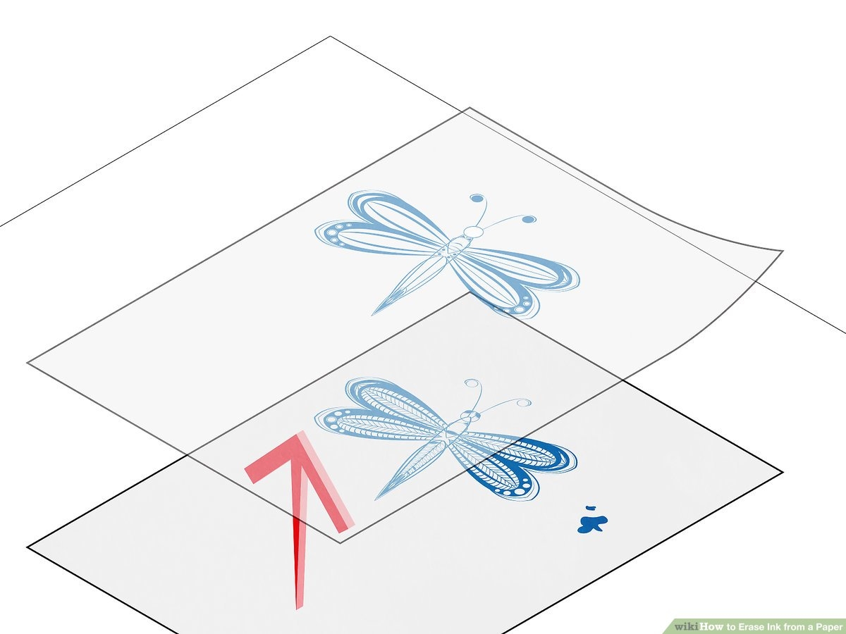 3 Ways To Erase Ink From A Paper WikiHow