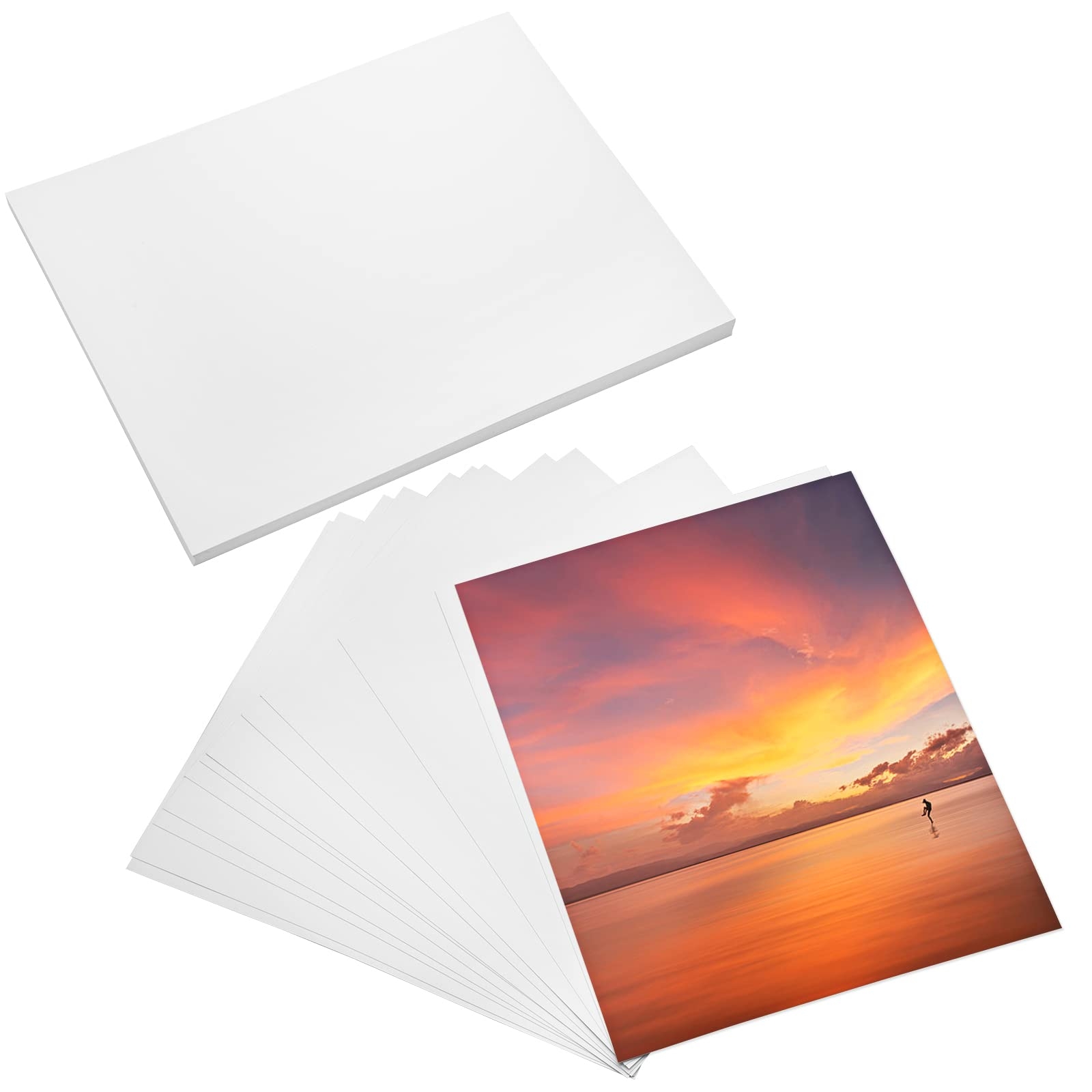 50 Sheets Photo Paper Glossy 8 10 Inch Photo Paper For Printer Picture Inkjet Printing Photo Paper 180 Gsm Suitable For Flyers Calendars And Brochures Amazon in Office Products