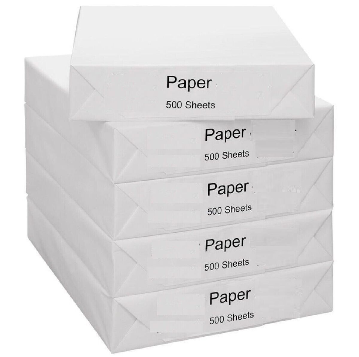 A4 WHITE PAPER PRINTER COPIER 1 2 3 4 5 REAMS OF 500 SHEETS PHOTOCOPY STATIONARY EBay