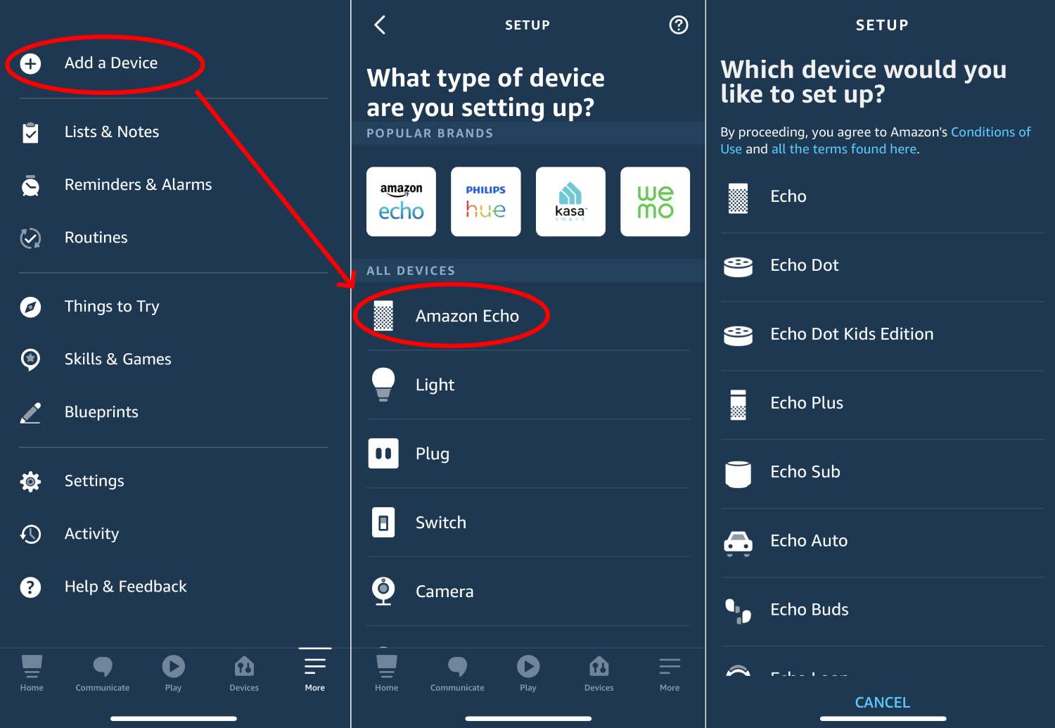 how to set up alexa dot