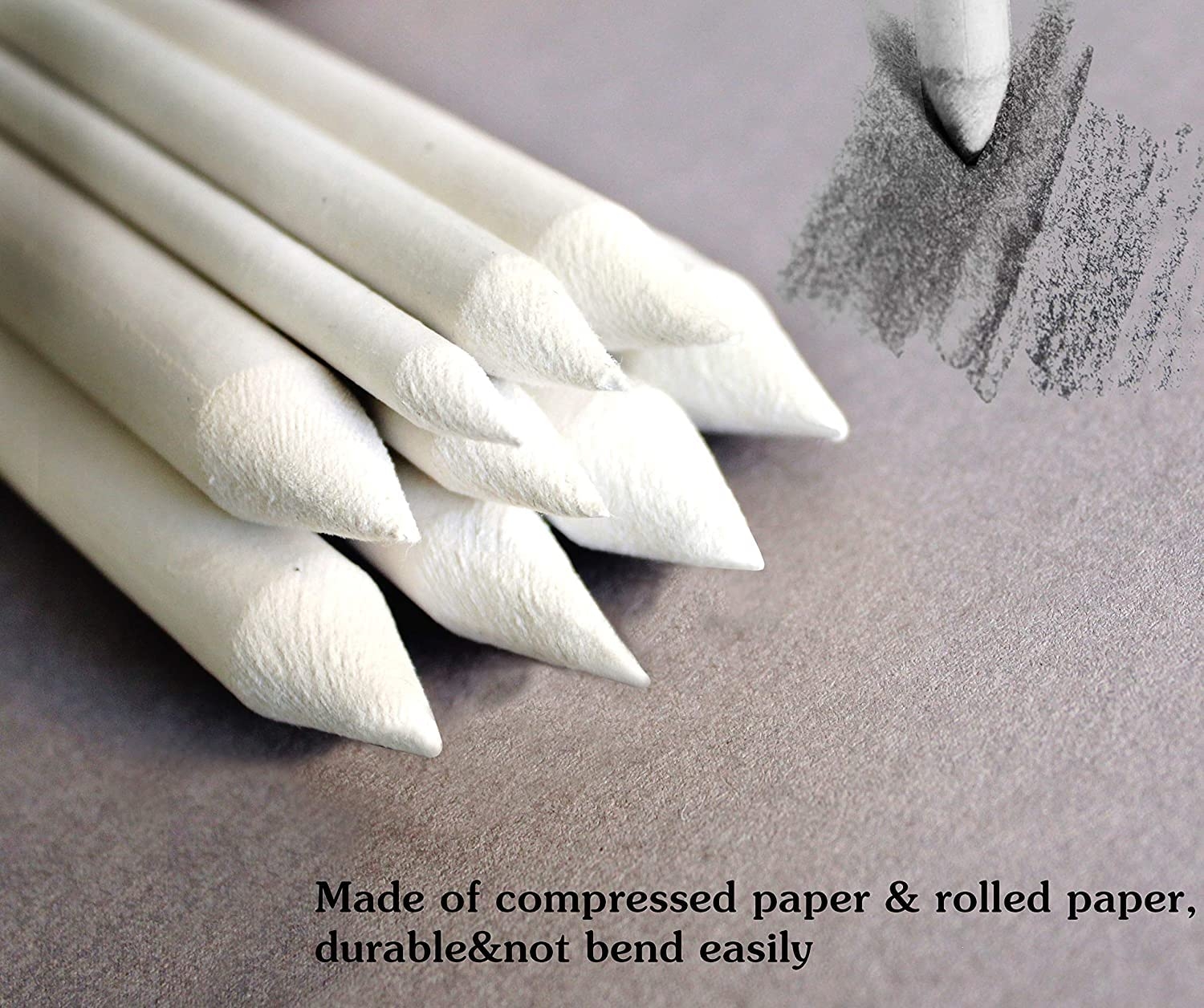 Amazon 43 PCS Blending Stumps And Tortillions Paper Art Blenders Sketch Drawing Tools With Sketch Wipe Scrapers Rub Sponge Kneaded Eraser And Sandpaper Sharpeners
