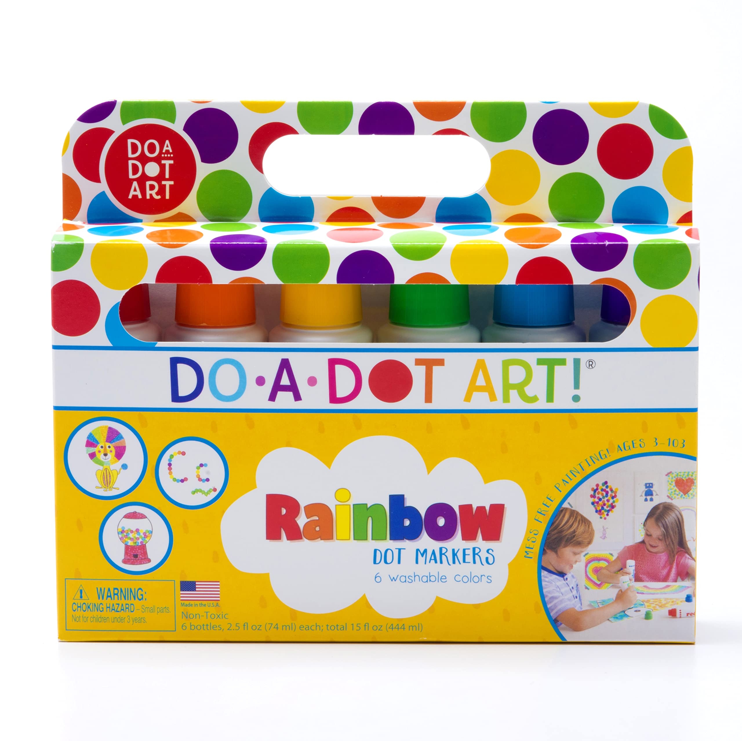 Amazon Do A Dot Art Markers 6 Pack Rainbow Washable Paint