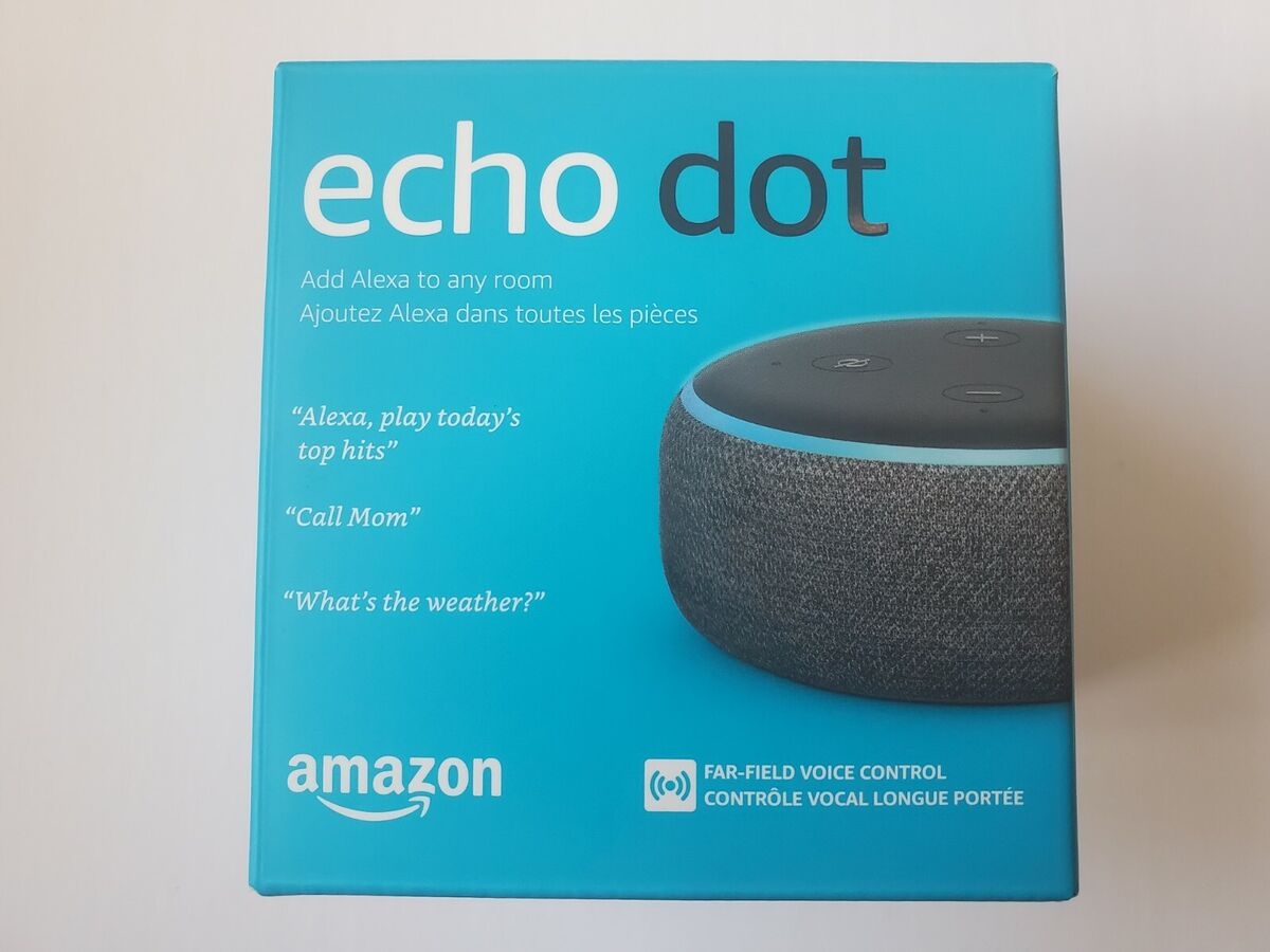 Amazon Echo Dot 3rd Generation W Alexa Voice Media Device New Open Box