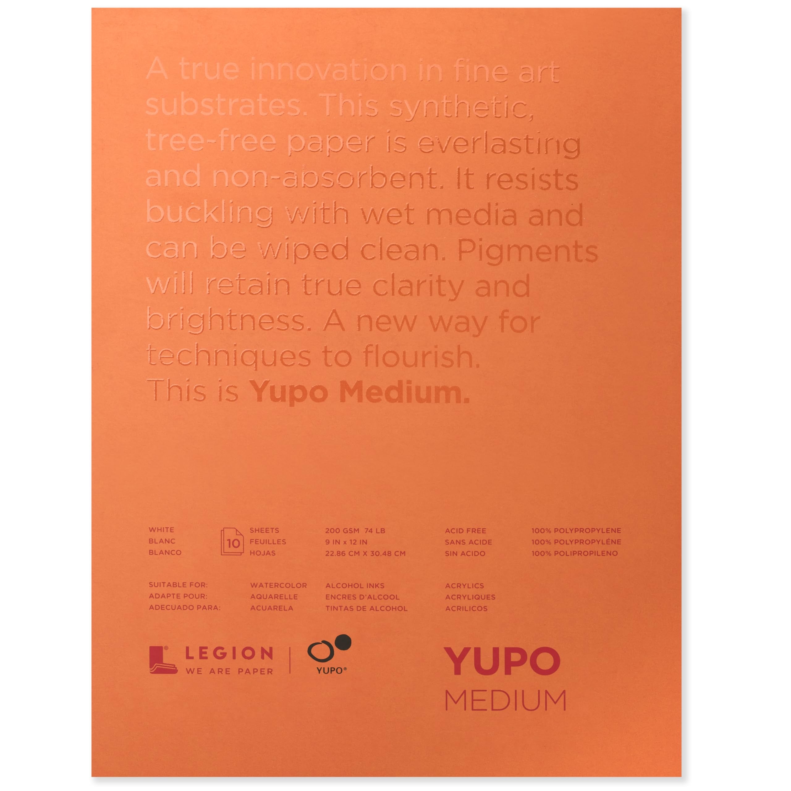 Amazon Yupo Paper L21 YUP197W912 White Sheets 9