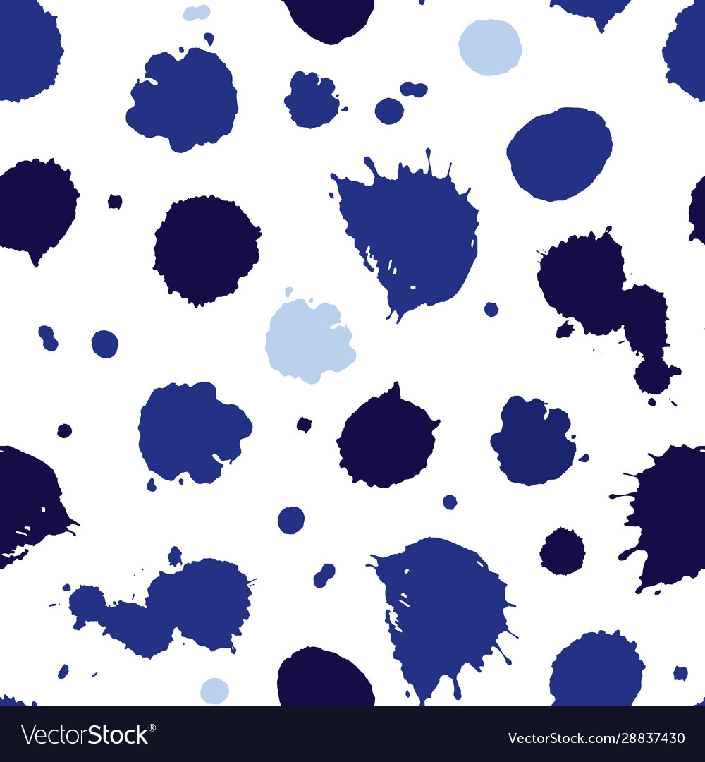 Artistic Paint Blob Splatter Polka Dot Royalty Free Vector