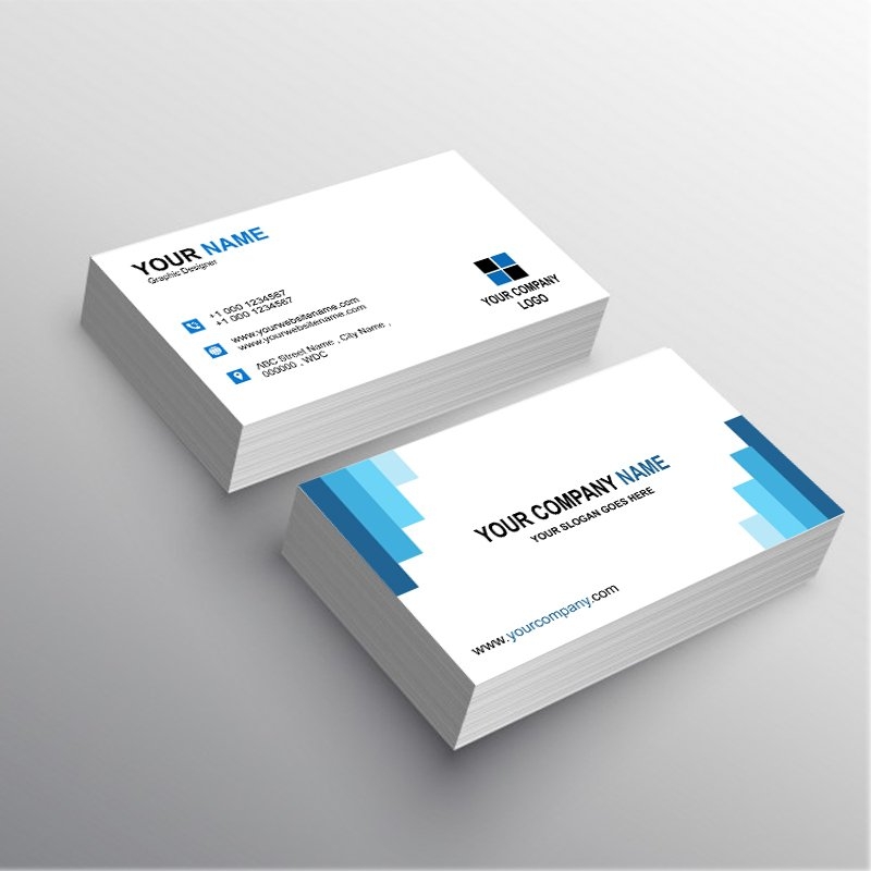 Clean U0026 Elegant Business Card Template Free PSD Download