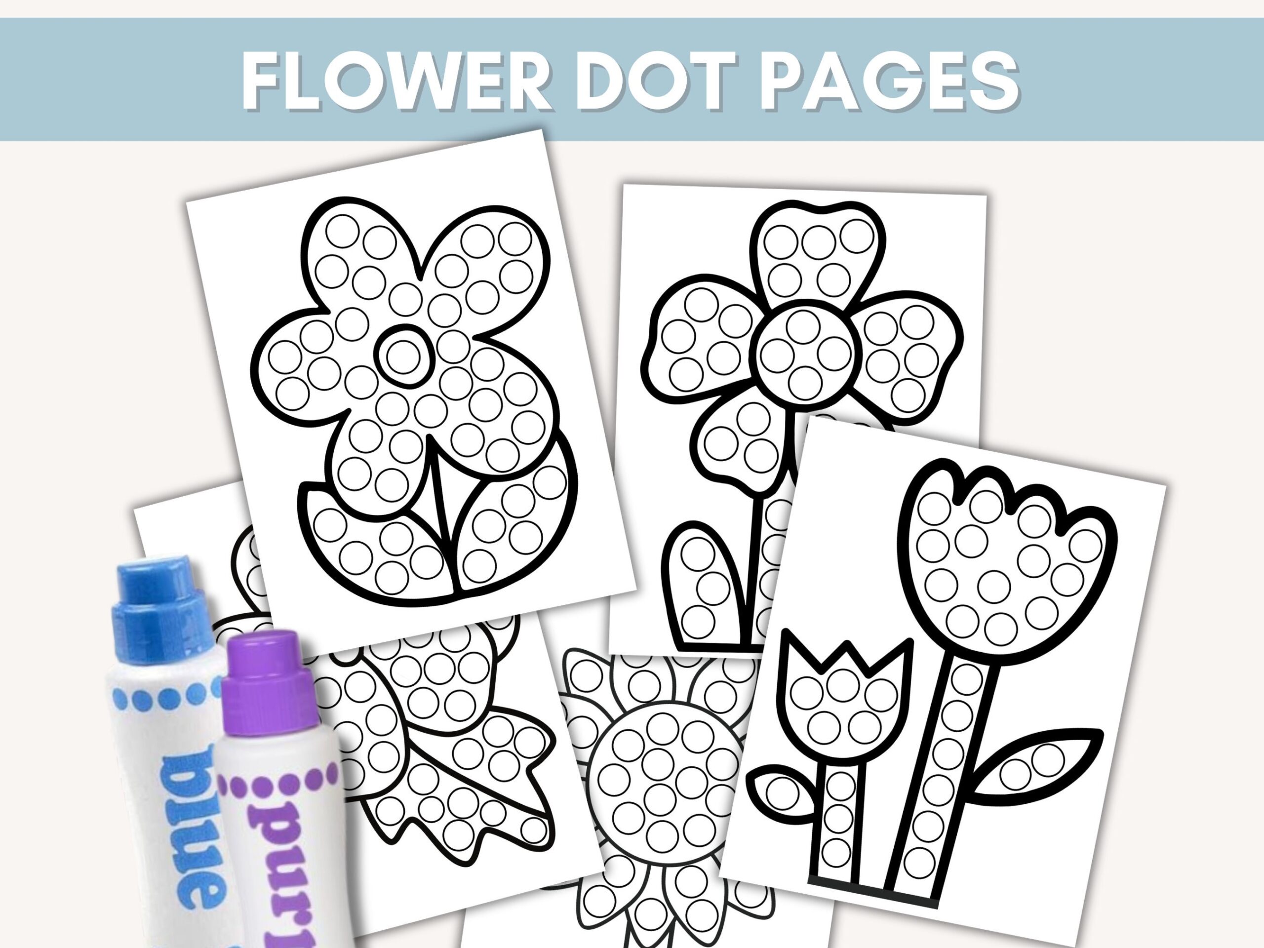 Do A Dot Printables Dot Marker Pages Dot Coloring Page Dot A 