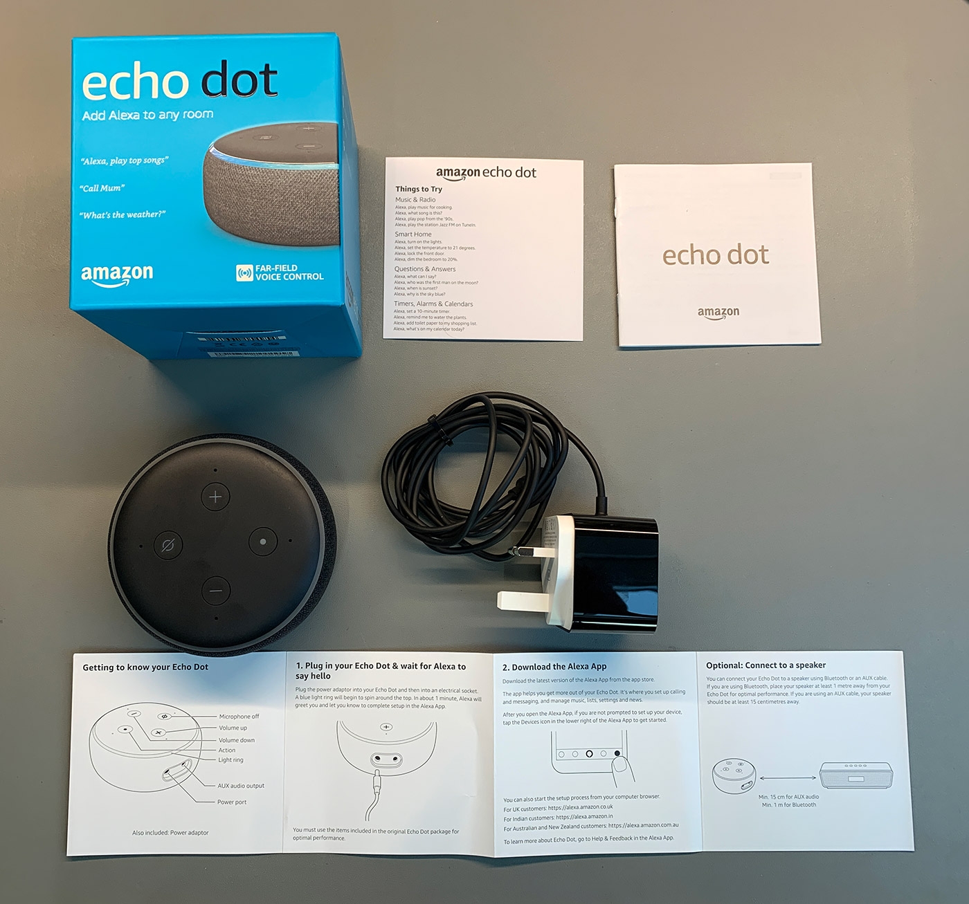 Echo Device Setting Up Alexa Dot 3rd Generation Amazon Echo Dot 3rd Gen Setup Visit The