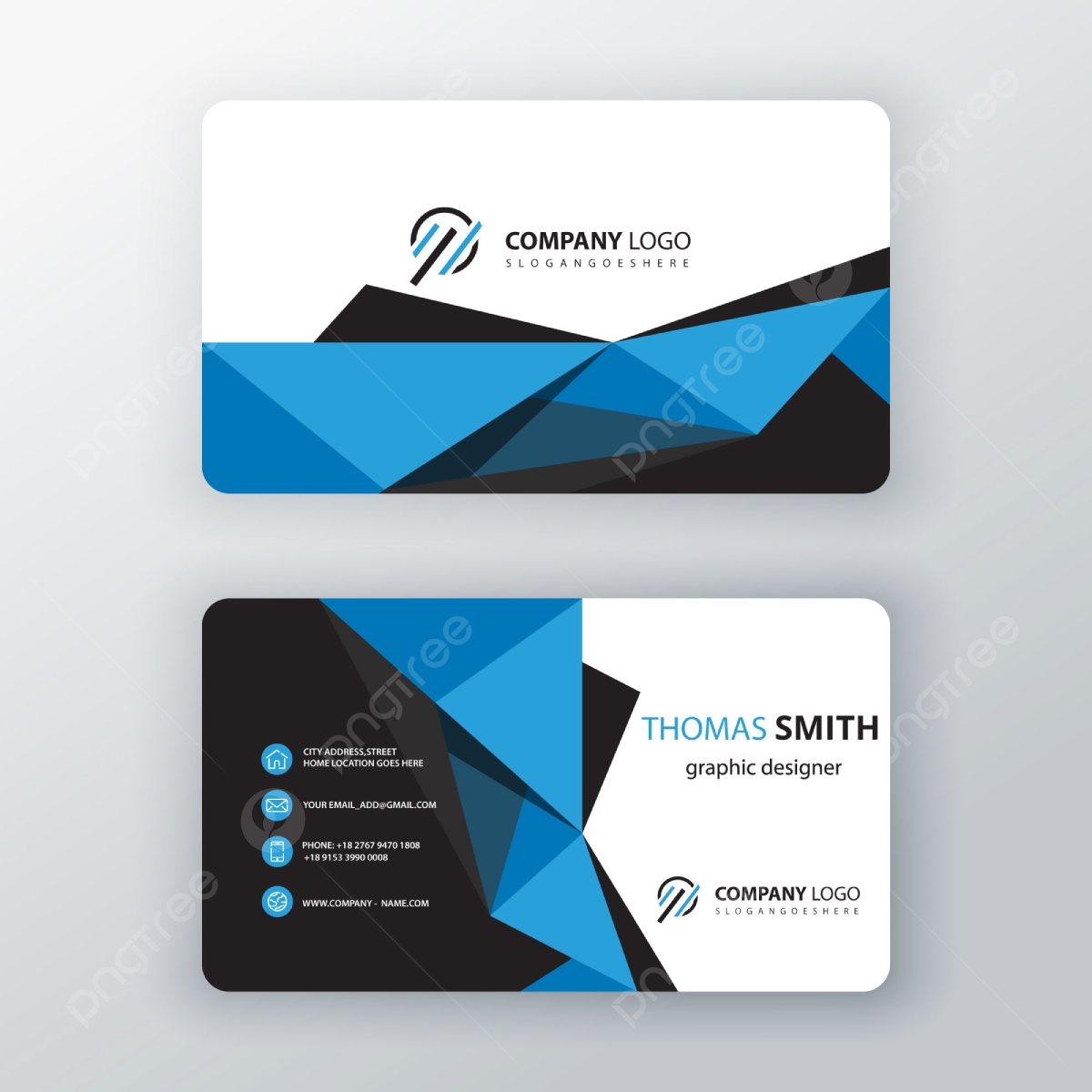 Editable Business Card PNG Vector PSD And Clipart With 