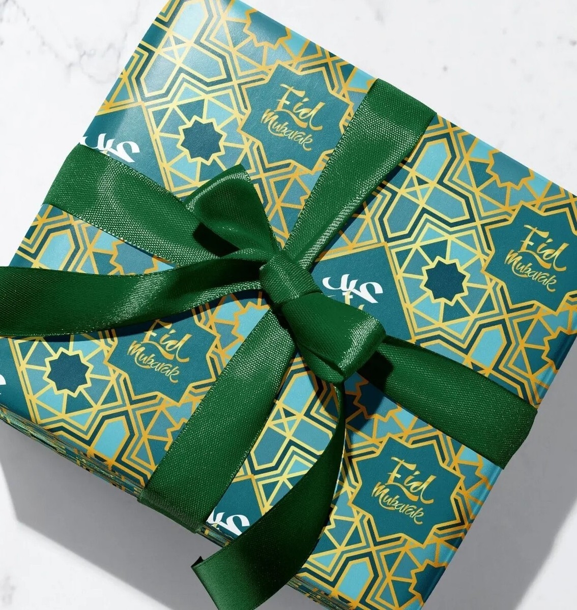 Eid Wrapping Paper Luxury Eid Gift Wrap Presents Decoration Quality Sale
