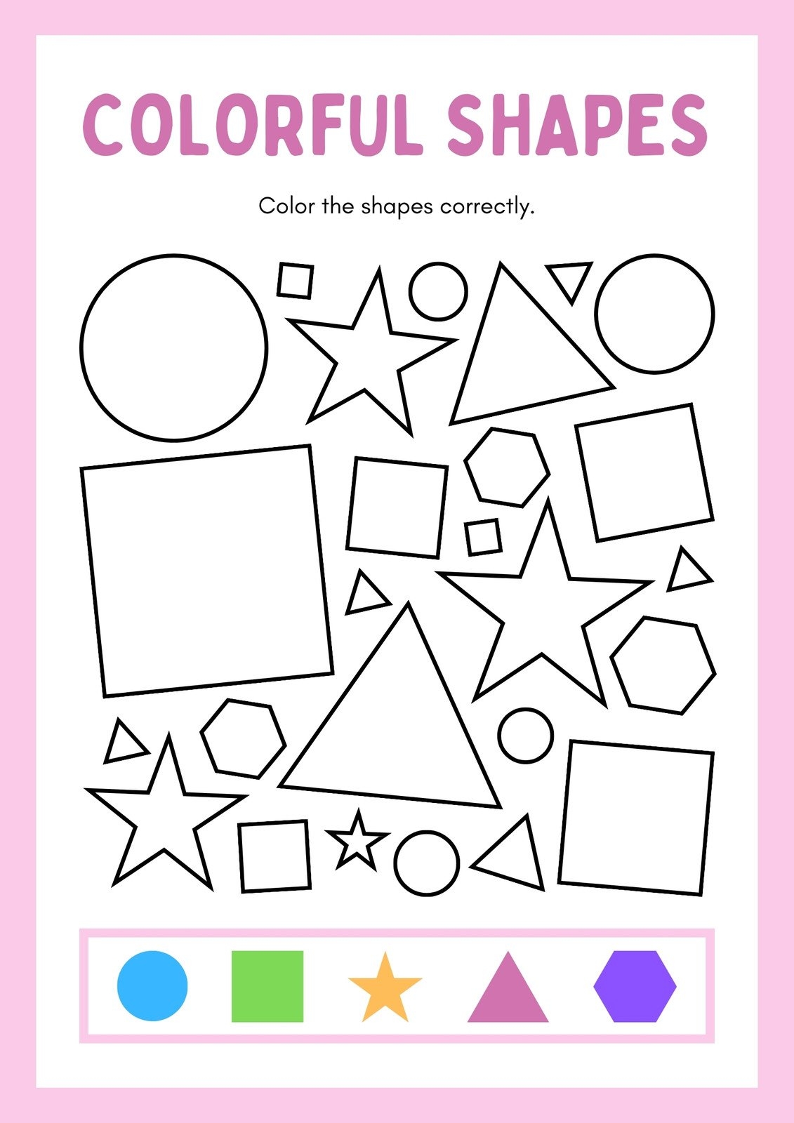 pre nursery worksheets