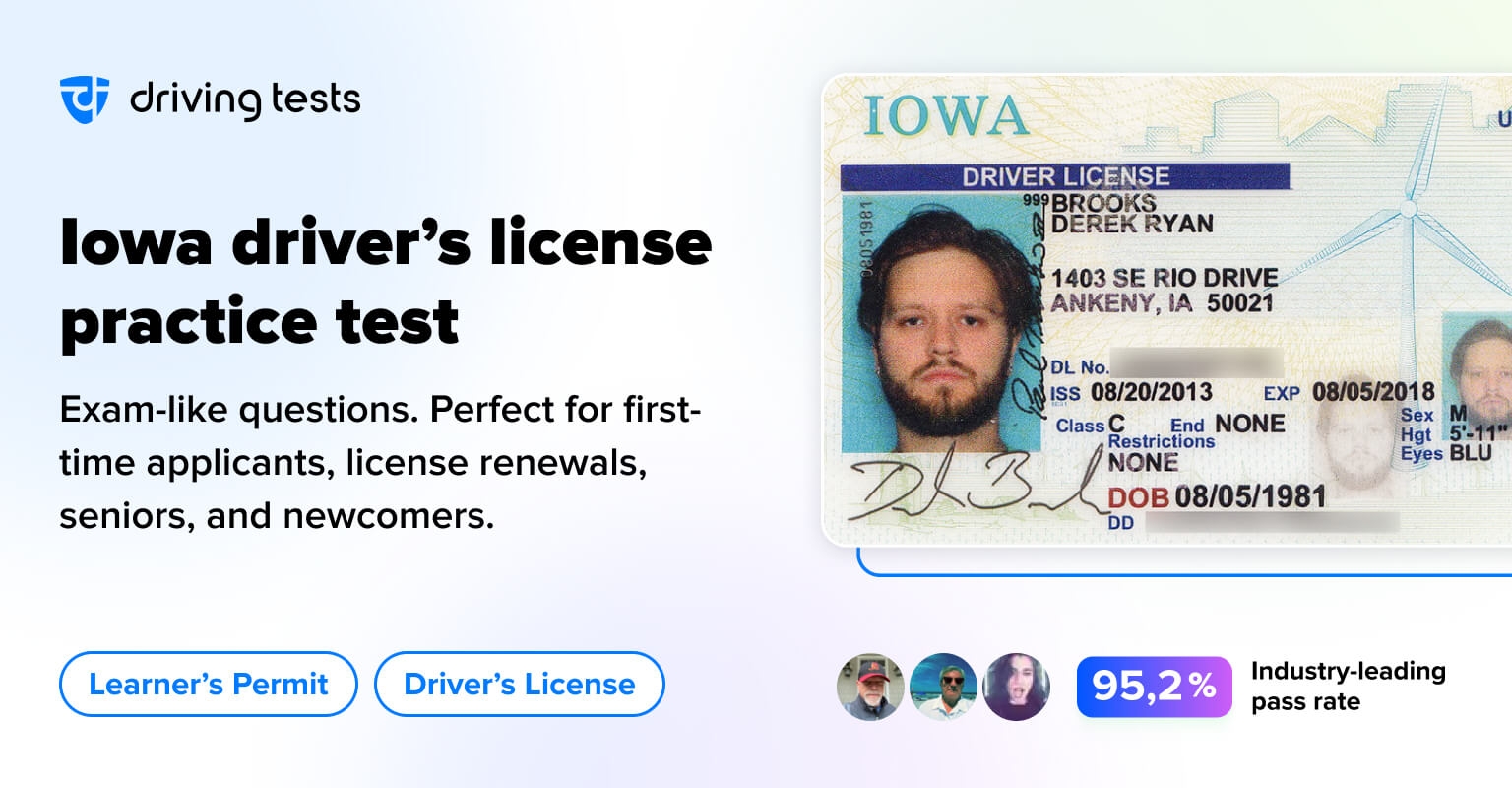 FREE Iowa DOT Permit Practice Test 2025 IA