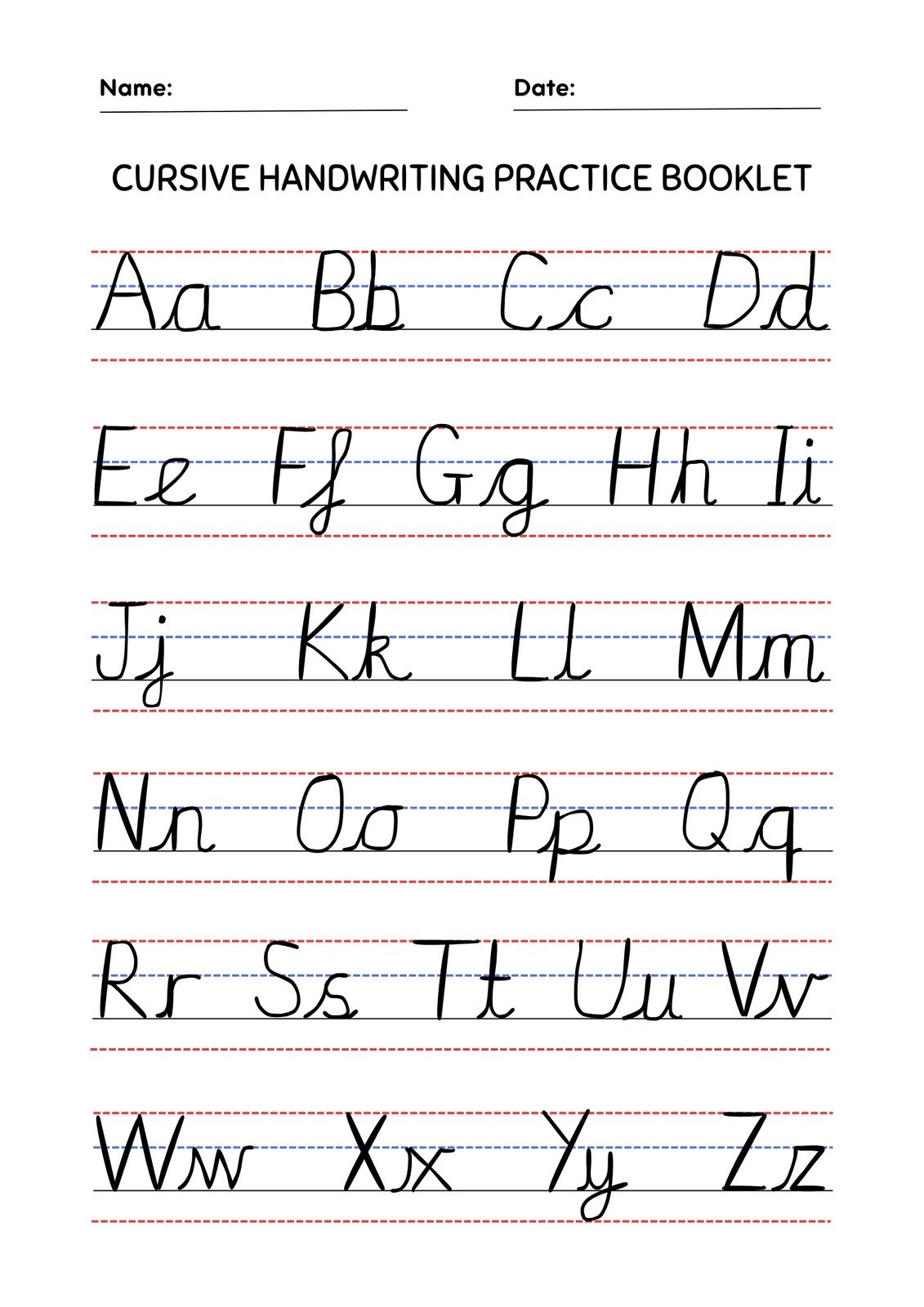 cursive worksheets pdf