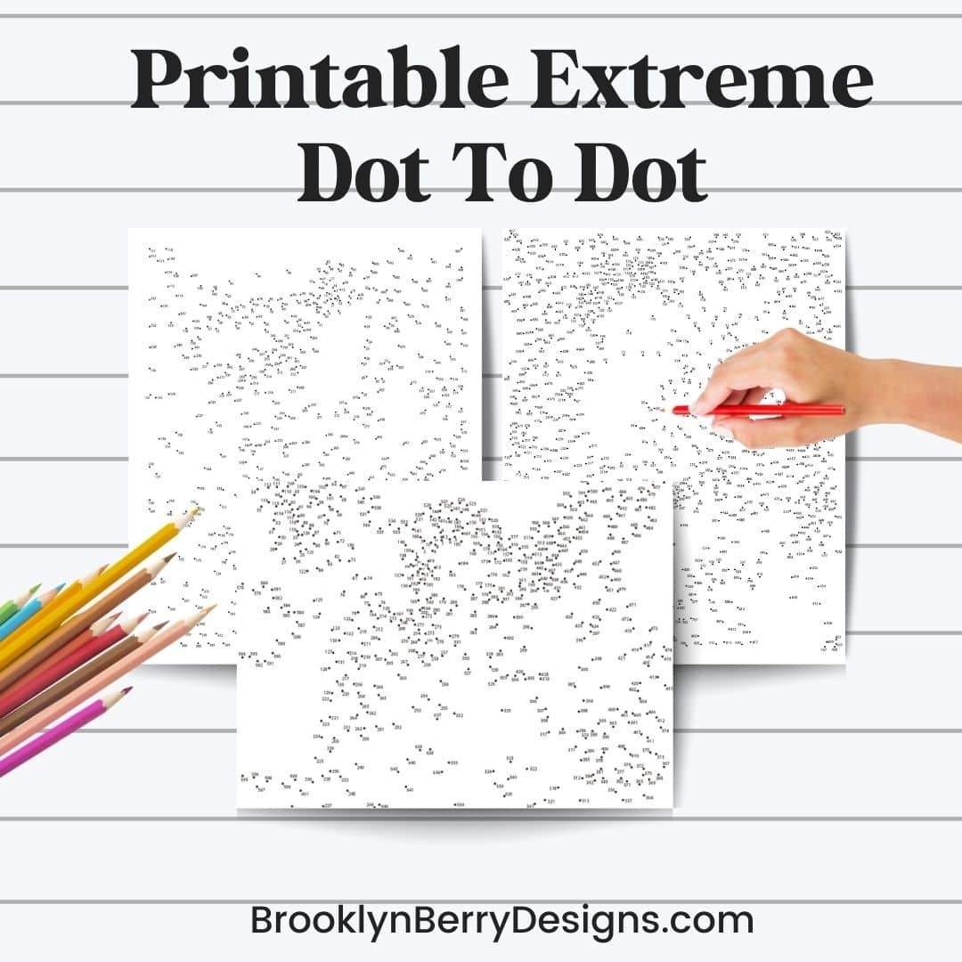 dot to dot pages printable