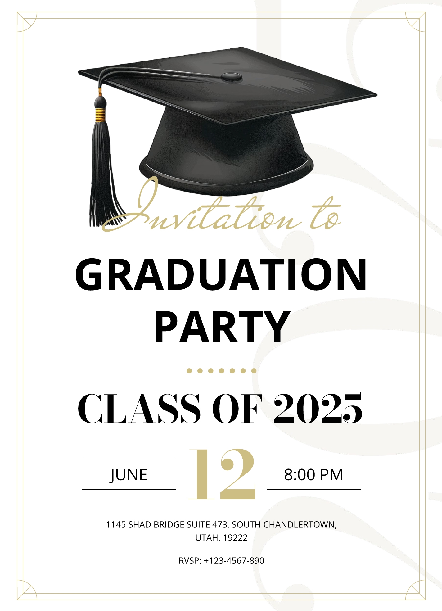 graduation template