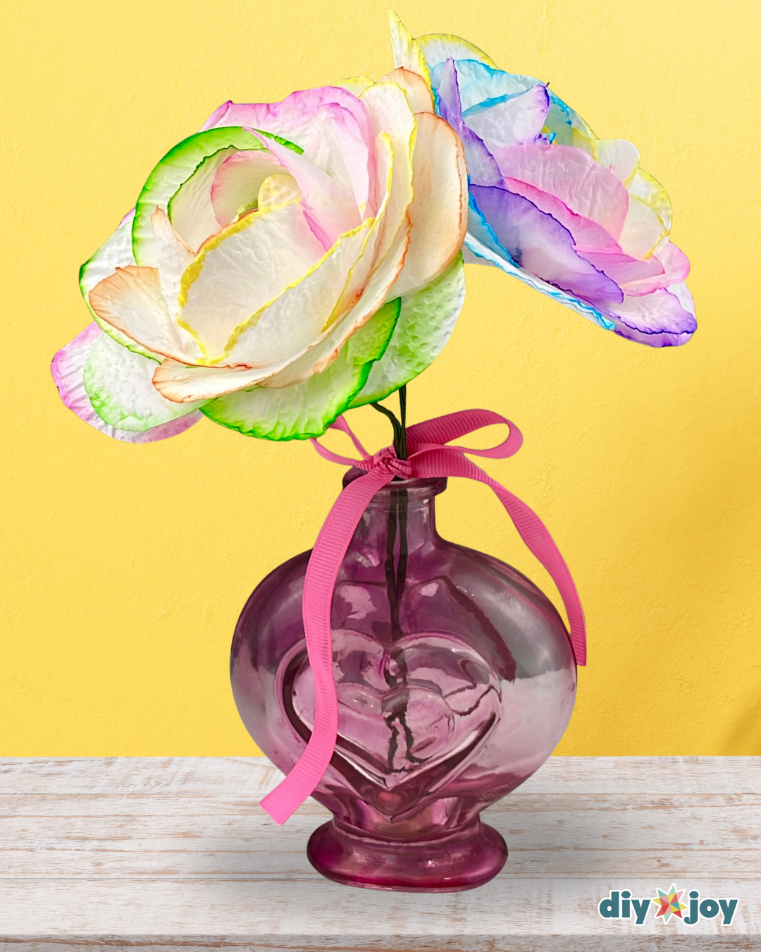 toilet paper flowers