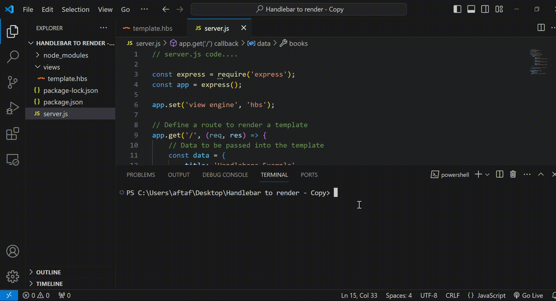 How To Use Handlebars To Render HTML Templates GeeksforGeeks