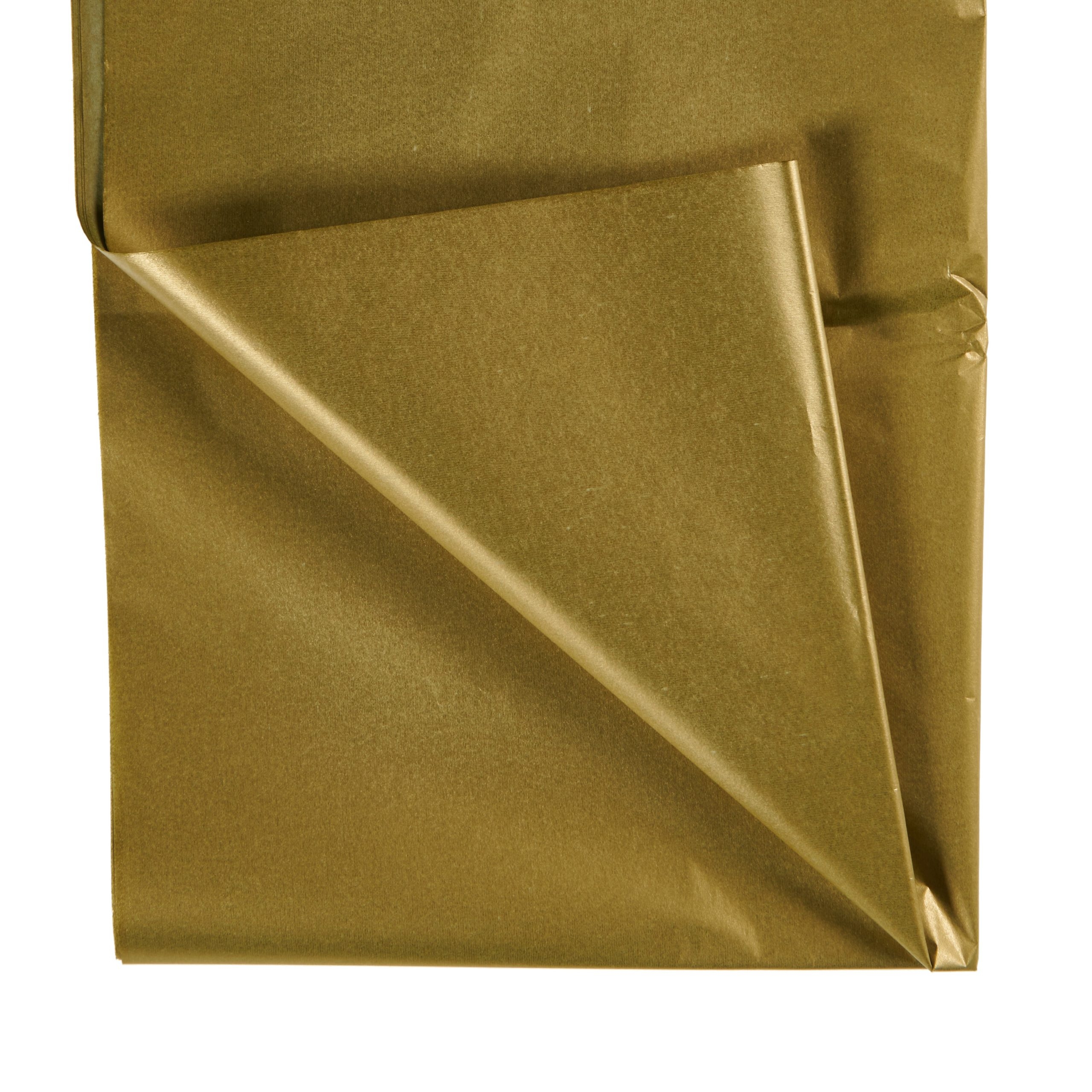 gold tissue paper
