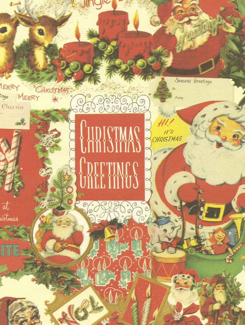Old Fashioned Christmas Mr GiftWrap Bulk Wrapping Paper