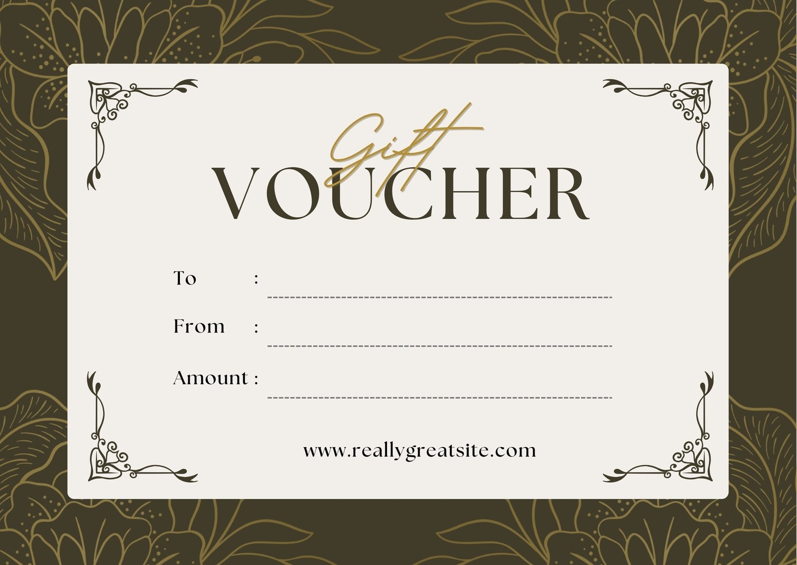 free gift certificate template