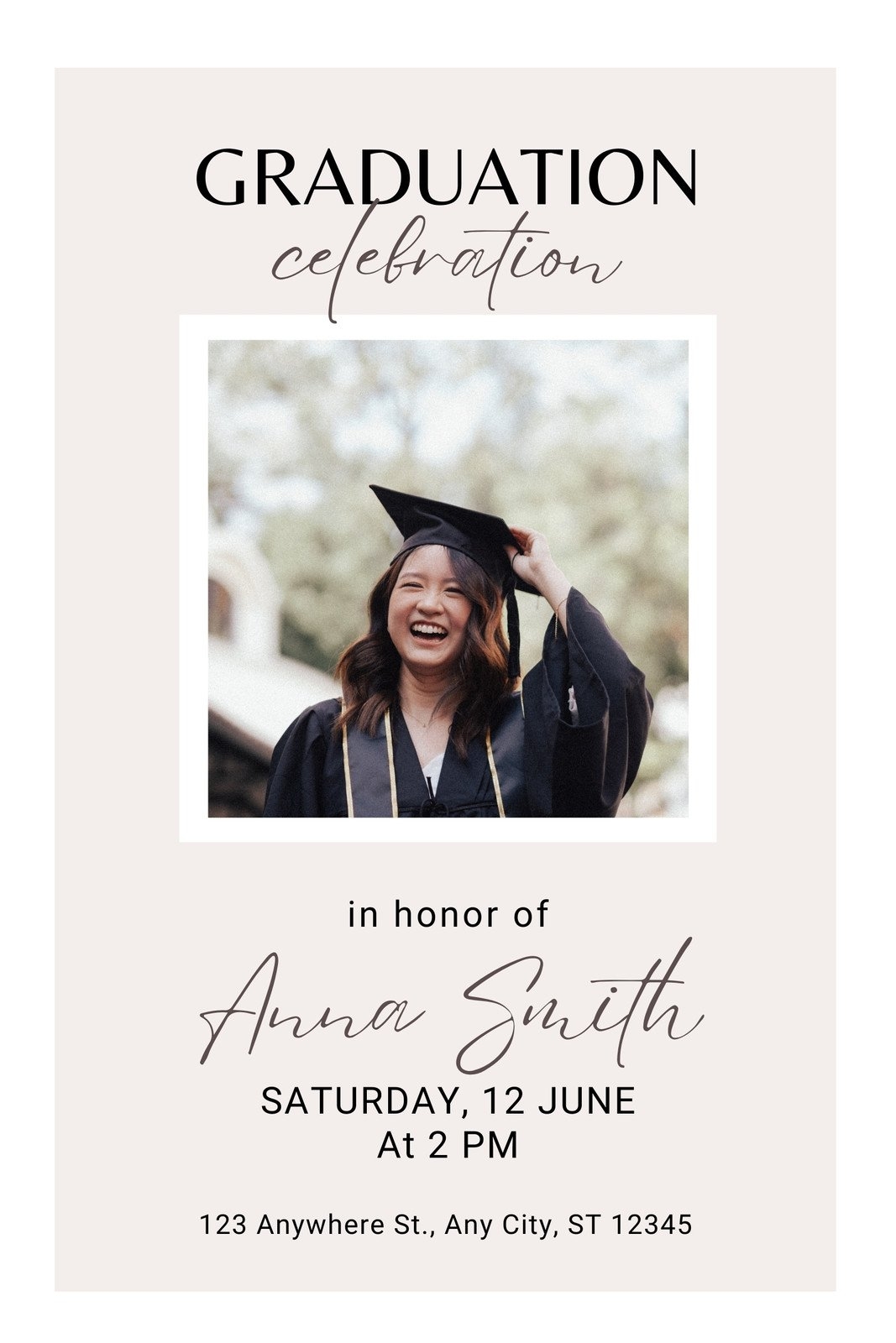 Page 3 Free And Customizable Graduation Templates