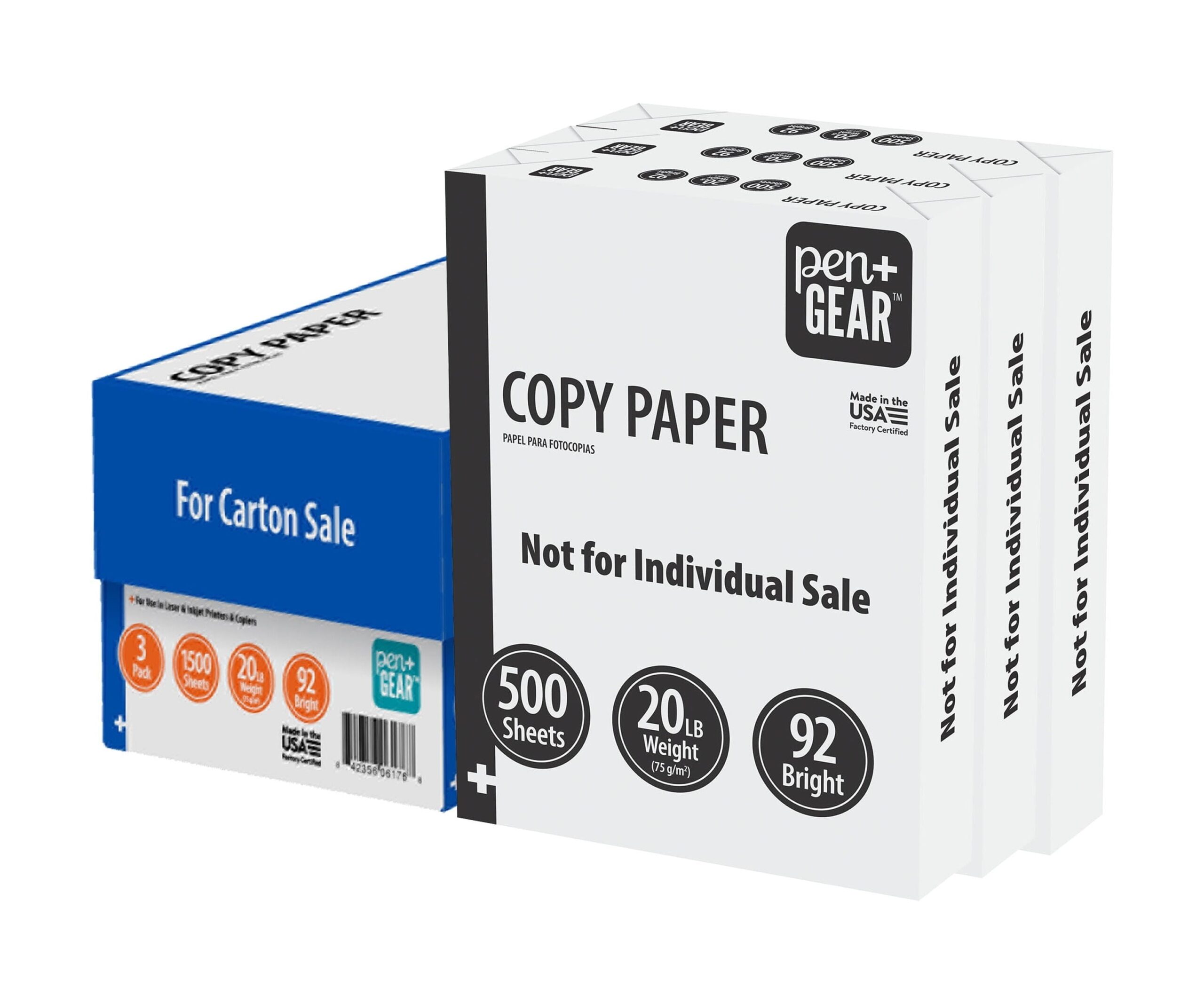 reams of copy paper