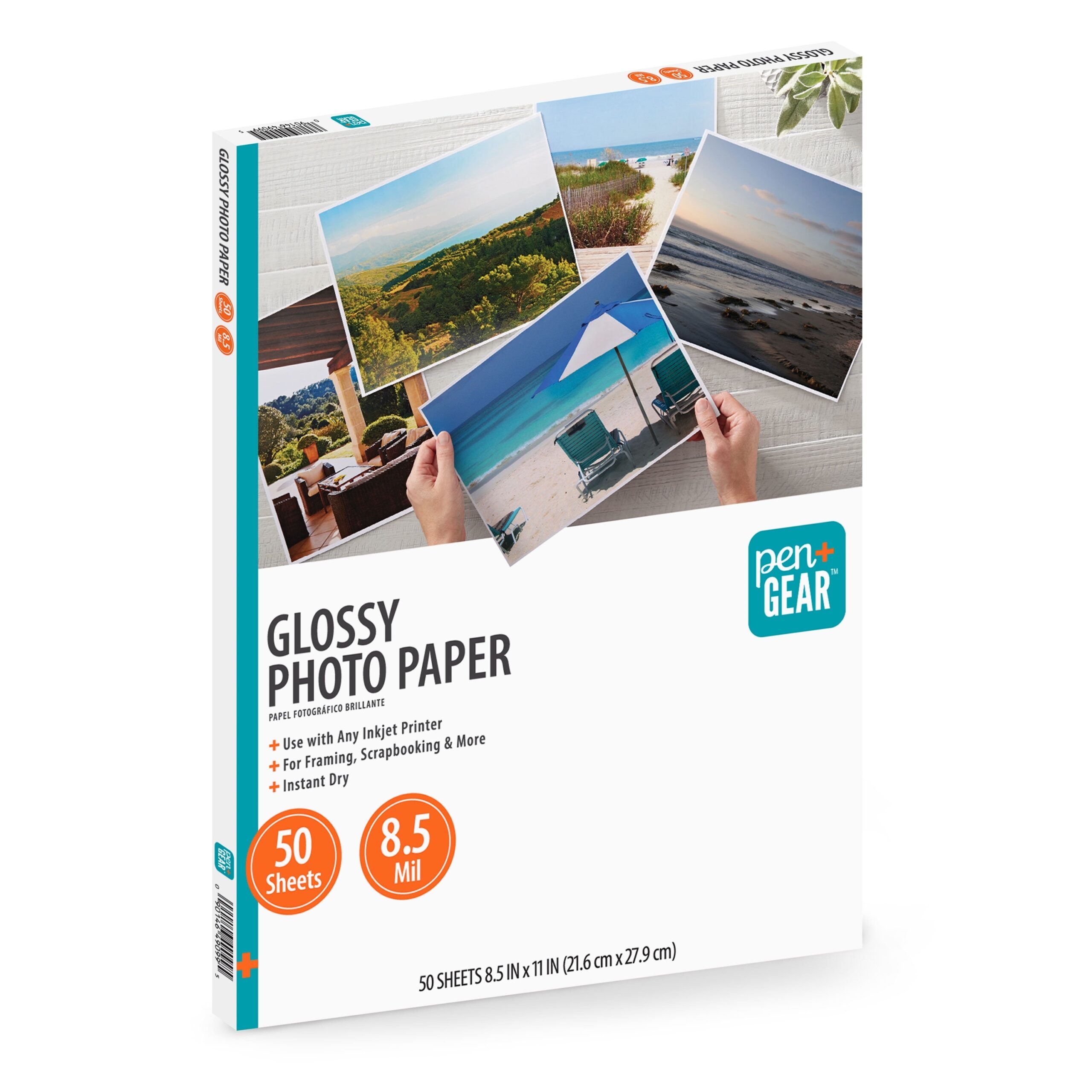 Pen Gear White Glossy Inkjet Photo Paper 8 5x11 50 Indonesia Ubuy