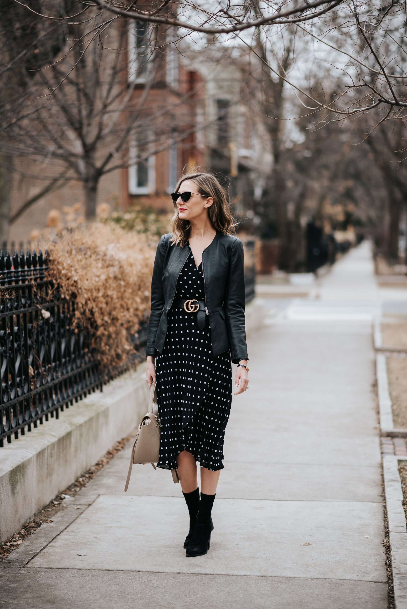 polka dots dress