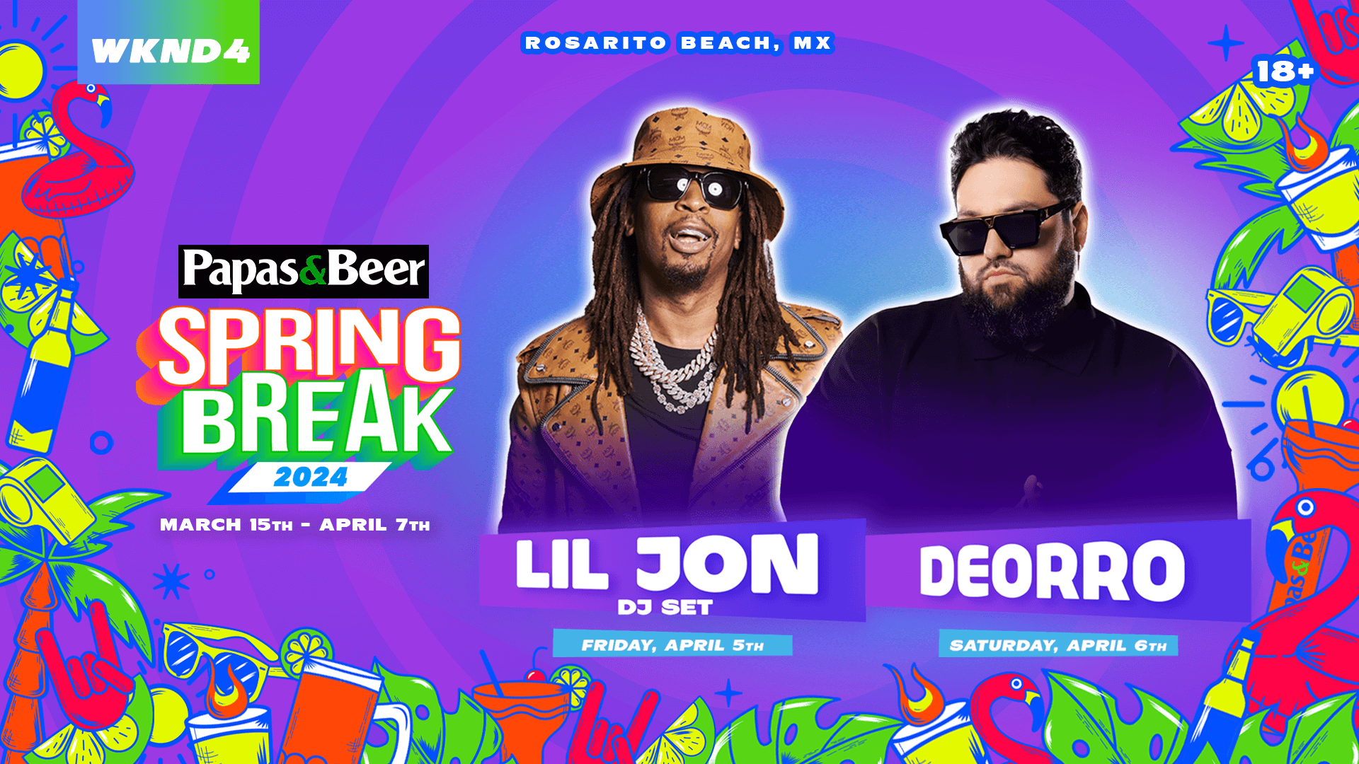 Spring Break 2024 WKND 4 April 5th April 7th 2024