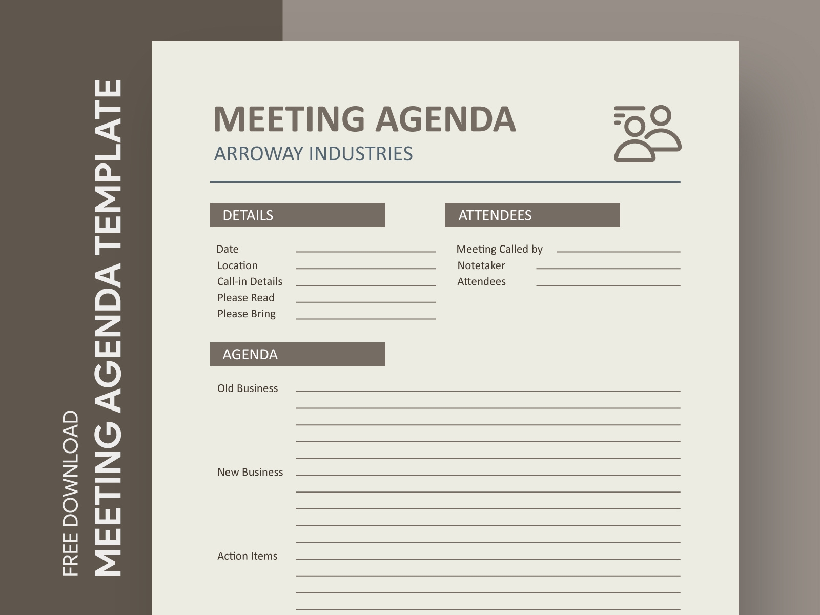 Team Meeting Agenda Free Google Docs Template By Gdoc On Dribbble