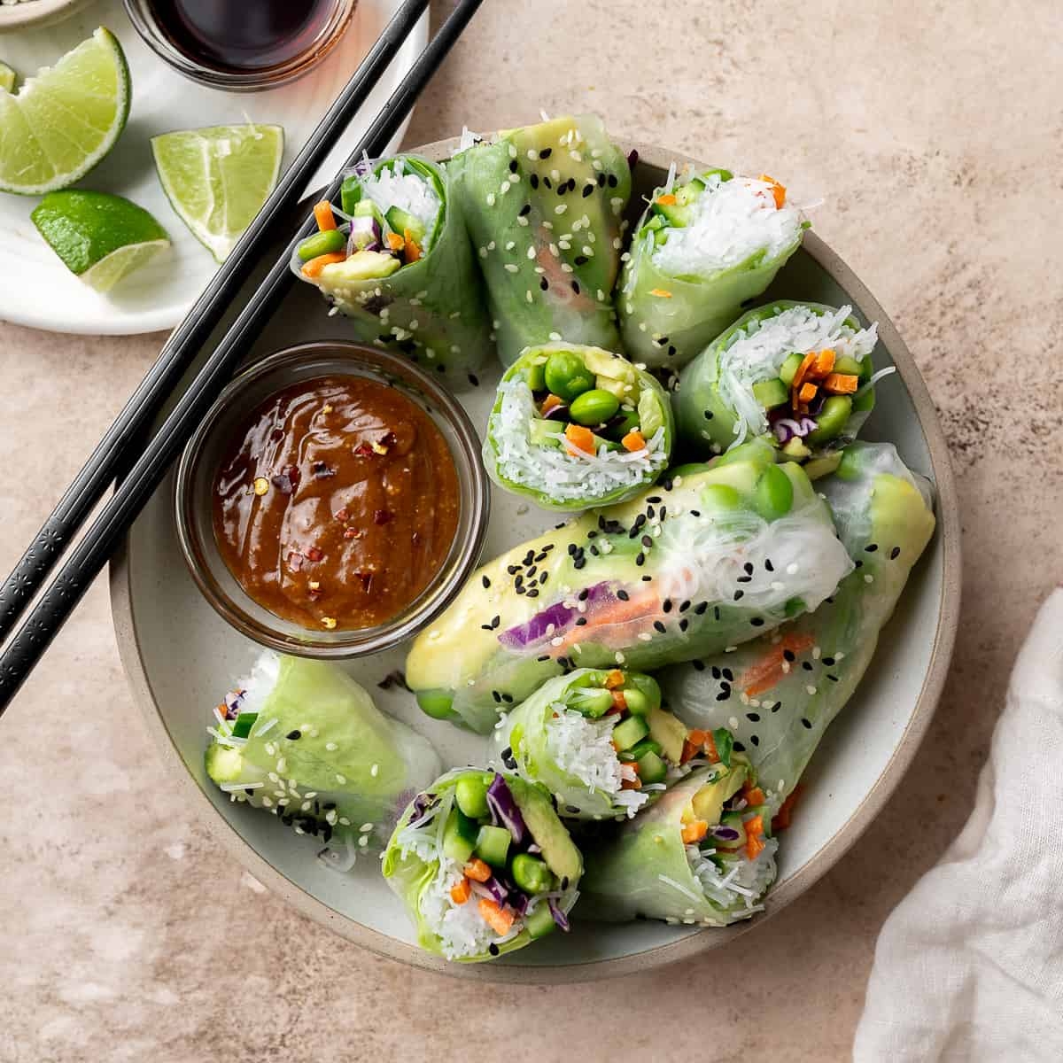 Vegan Rice Paper Rolls