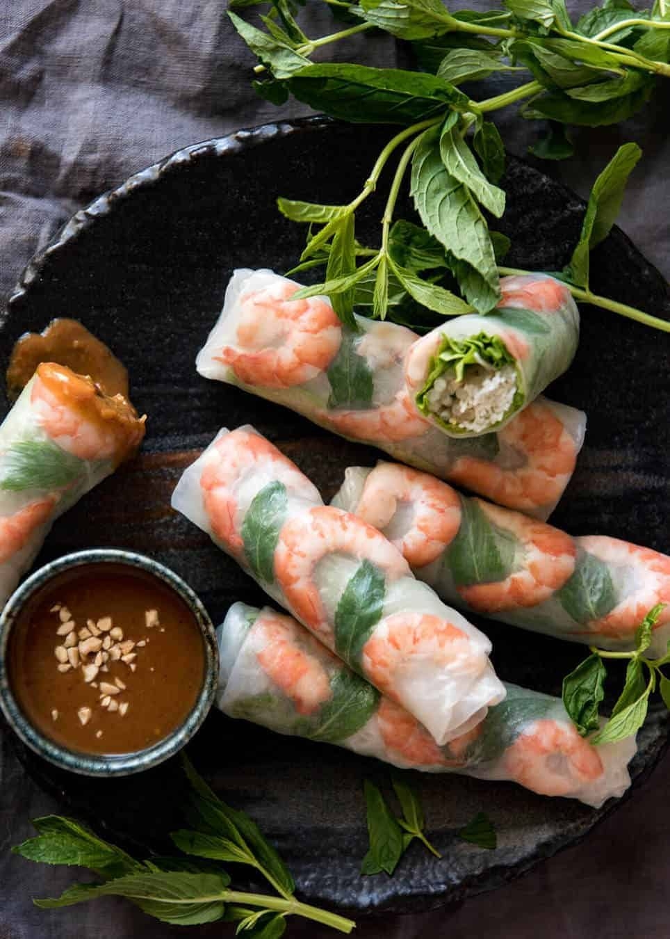 Vietnamese Rice Paper Rolls Spring Rolls