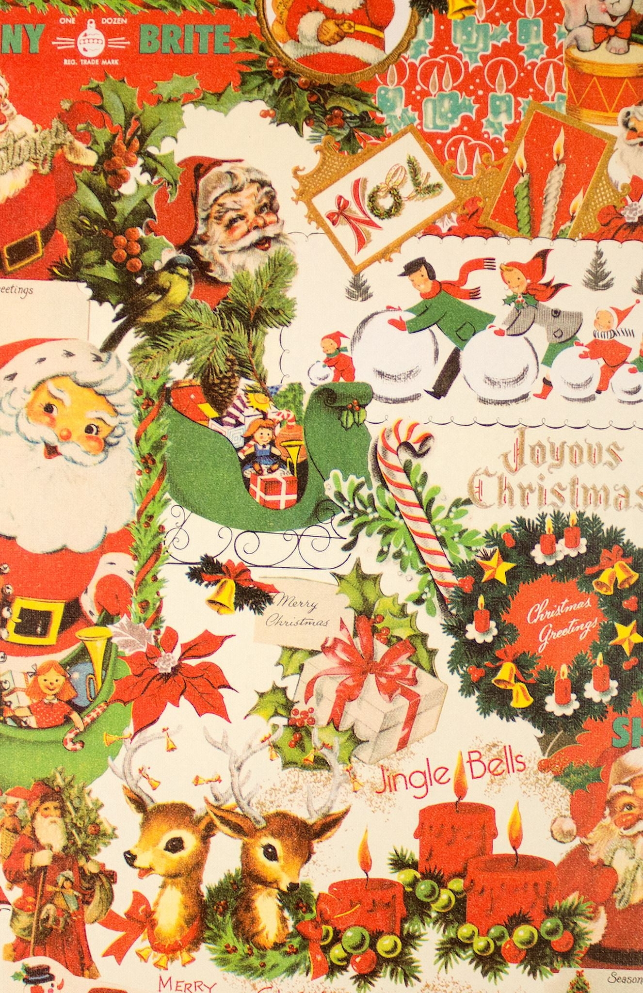 Vintage Christmas Wrap
