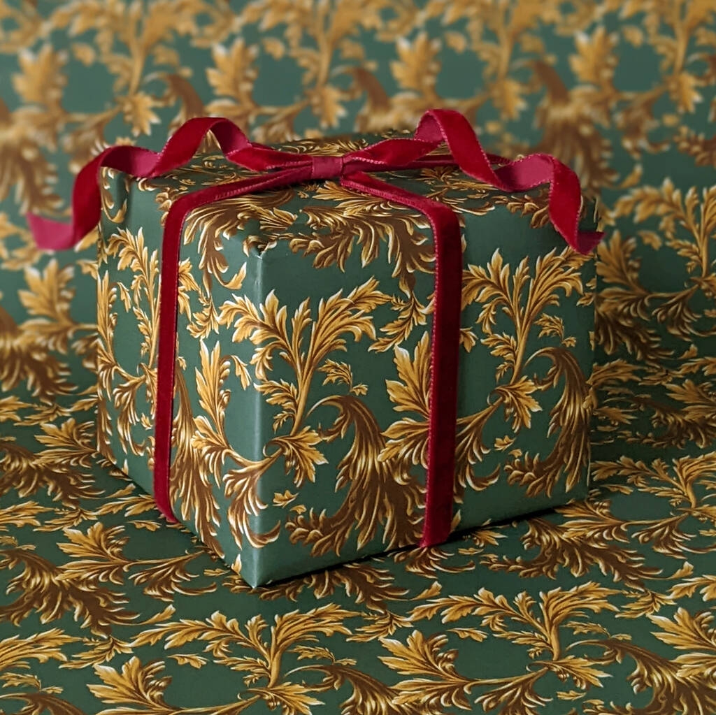 vintage xmas wrapping paper