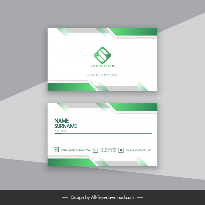 business card template free download
